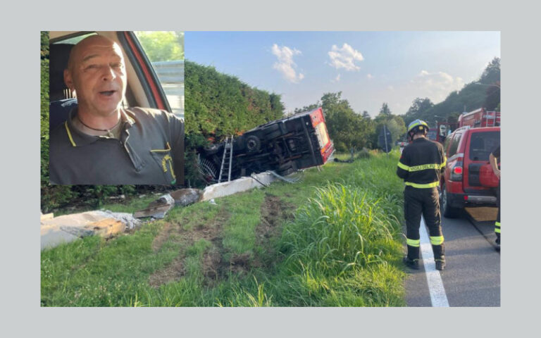 Vigile del fuoco morto in servizio, fuori strada con l’autobotte